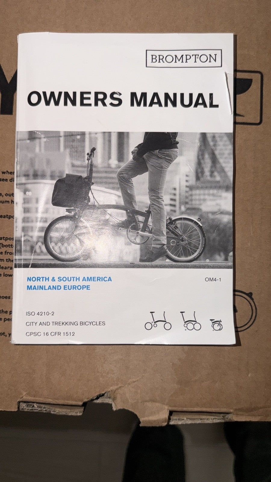NEW 2024 Brompton CLine Explore 6 SpeedFolding Bike - Matt Black - Mid Bars