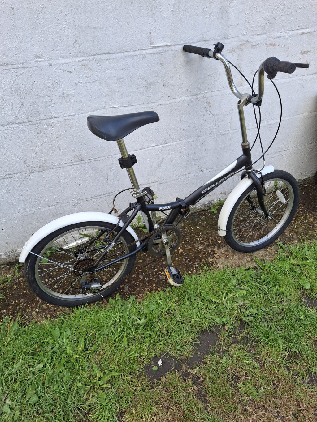 Challenge Flex Folding Bike Black, for Commuting and Camping