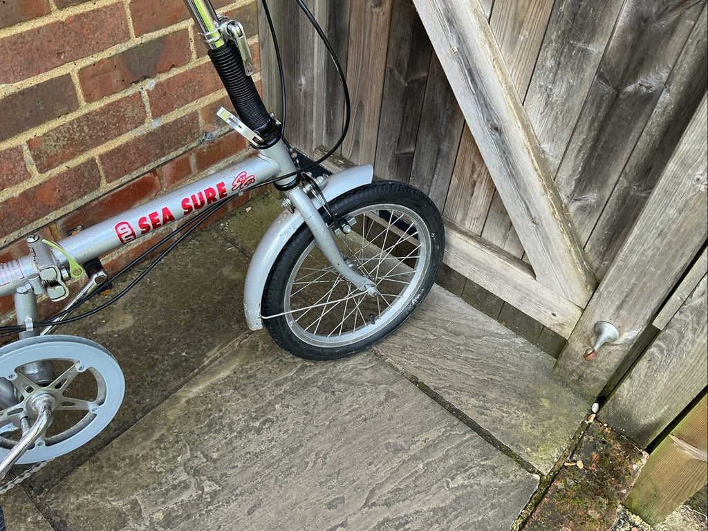 Sea Sure Folding Bike Ideal For Commute Or Boat 16 Inch Wheels G.W.O