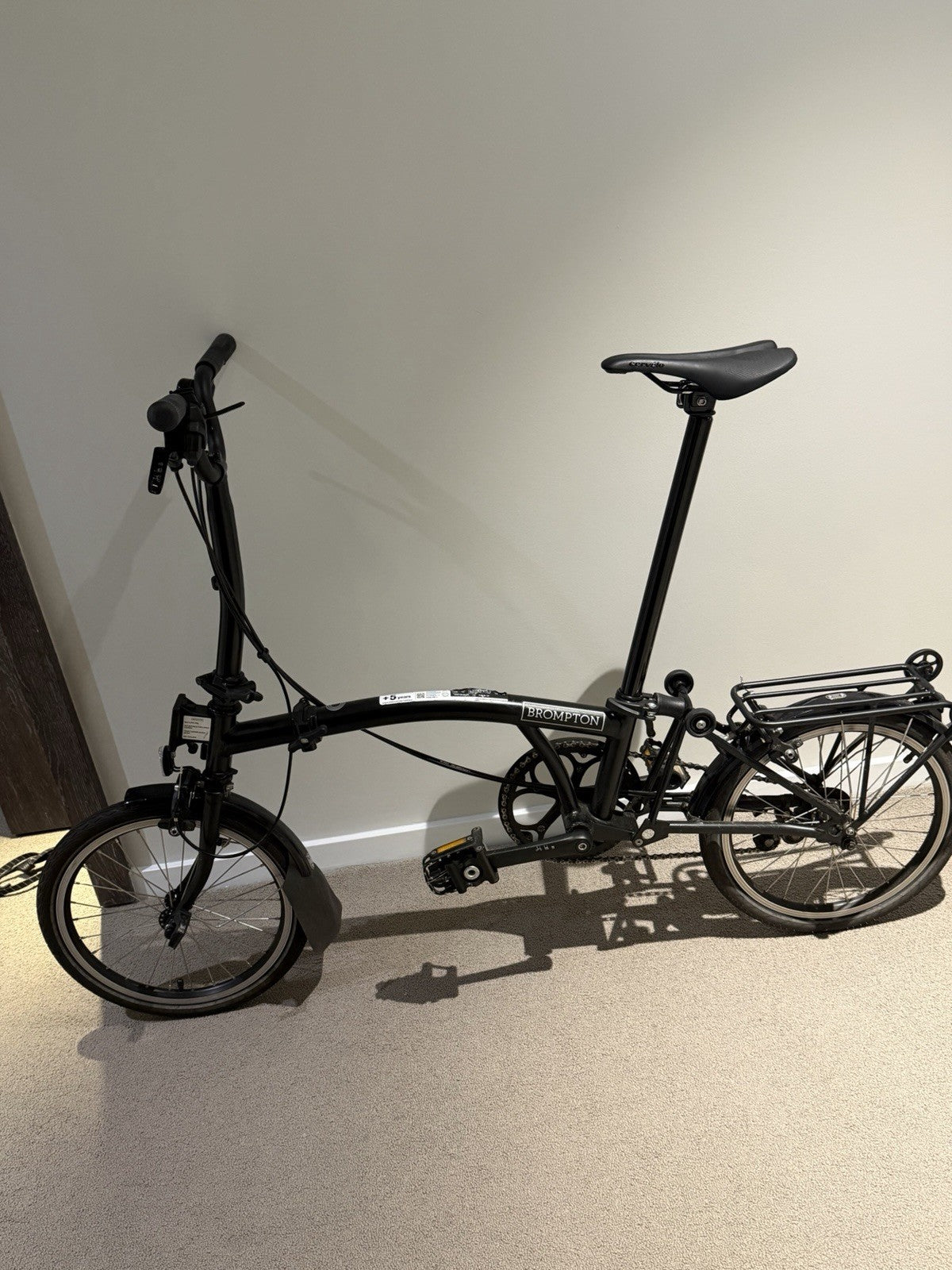 Brompton 2024 C Line 2-Speed Black Folding Bike