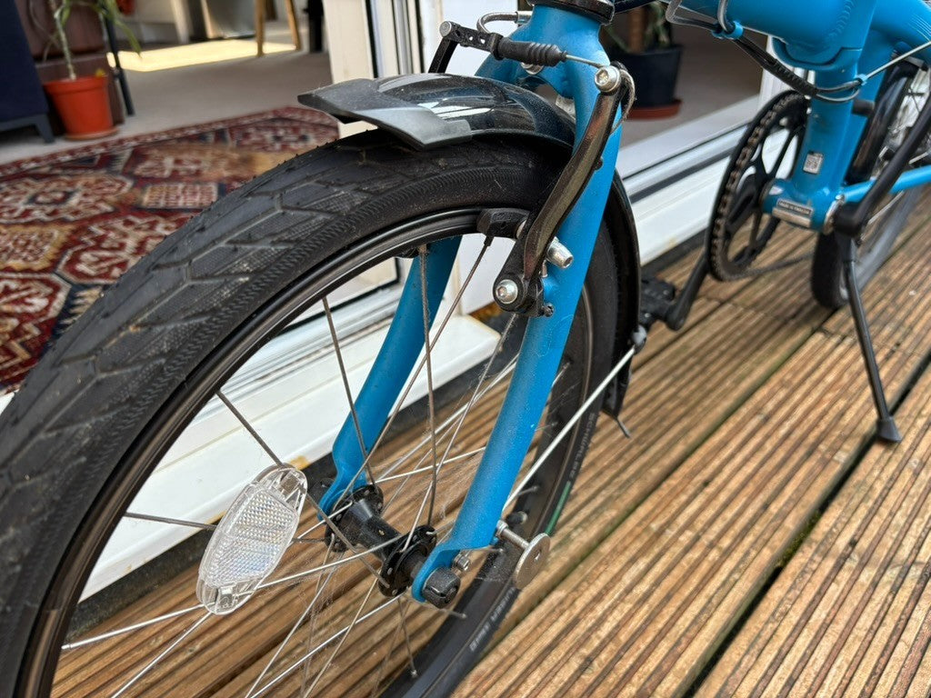 Tern Link B7 Folding Bicycle 20" - Blue - Good Condition