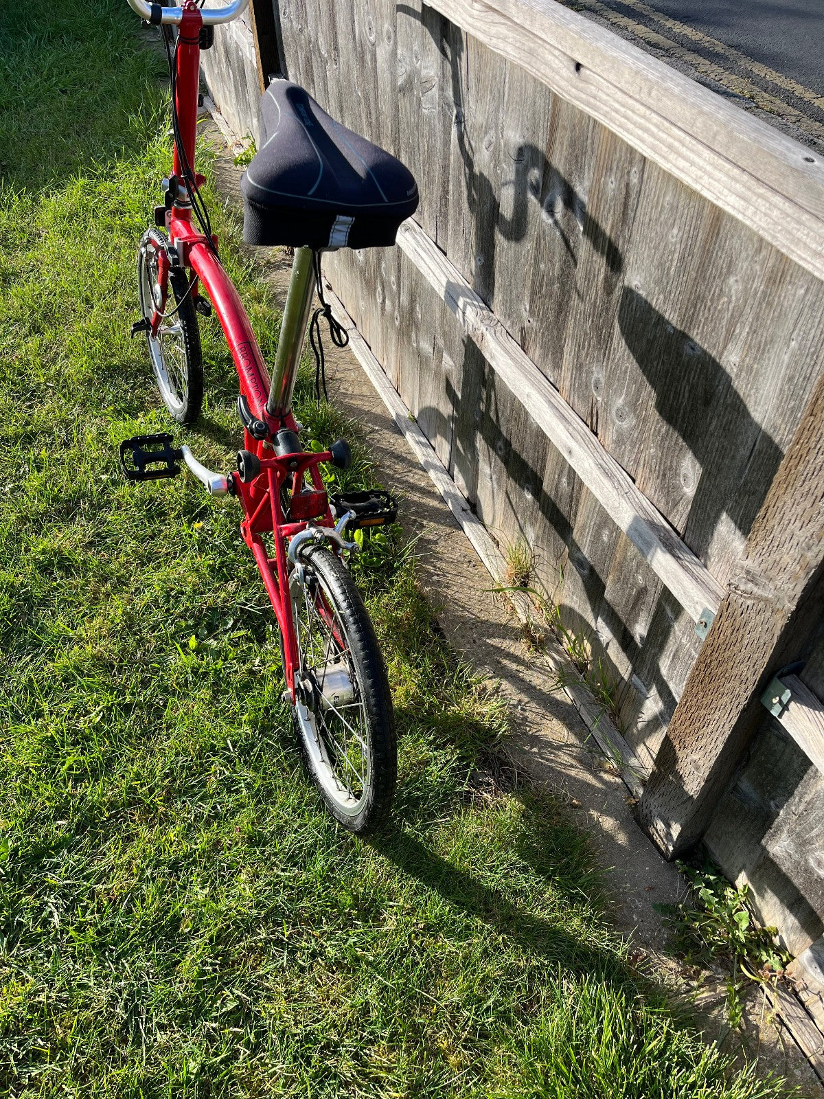 Brompton A Line Folding Bike 3 -Speed, Red