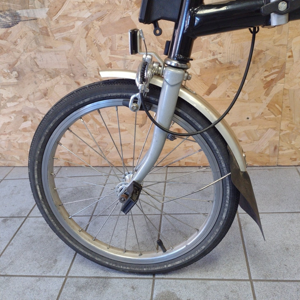 Brompton M6L 2007 Folding Bike Black Serviced Ready To Ride Six-Speed Hub Gear