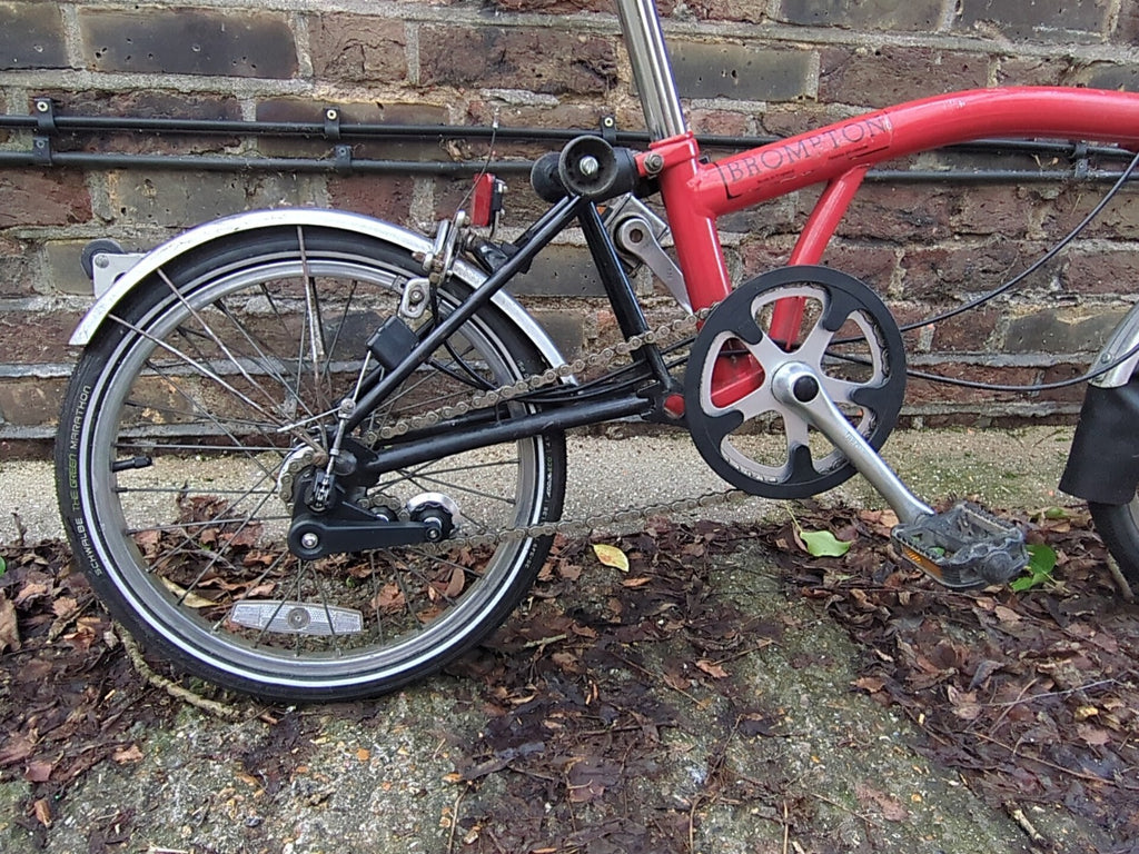 Brompton L5, 1997, Folding Bike, Excellent Condition, Red, Sturmey Archer