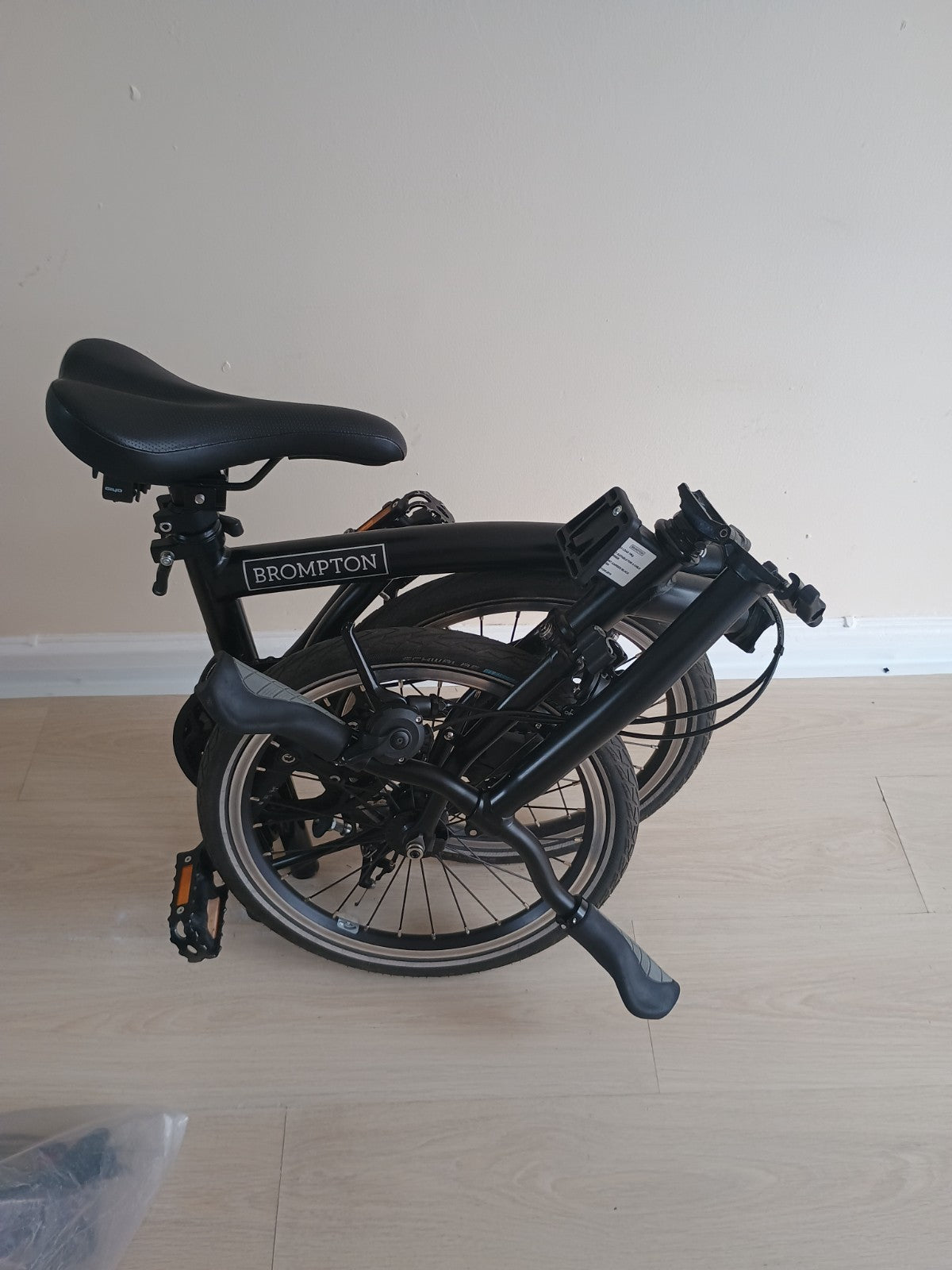 brompton folding bike 6 speed c line