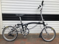 BROMPTON M6L  - BLACK/SILVER VERY GOOD CONDITION