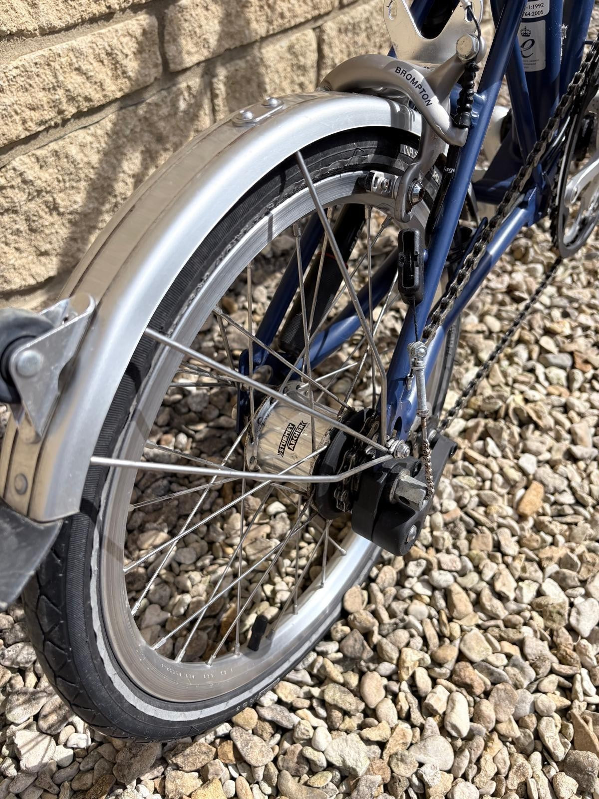 Brompton Folding Bike, 3-speed, M-bar