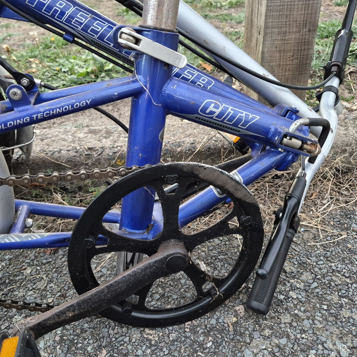 Land Rover Freelander City Folding Bicycle Blue