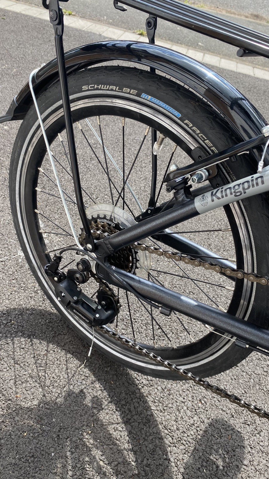 Unisex Dawes Kingpin 6061 Folding Bike Dark Grey