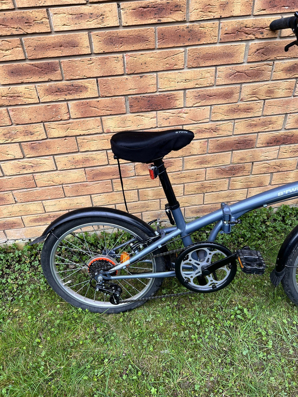 BTWIN Fold 500 Folding Bike 20-inch Blue Great Condition