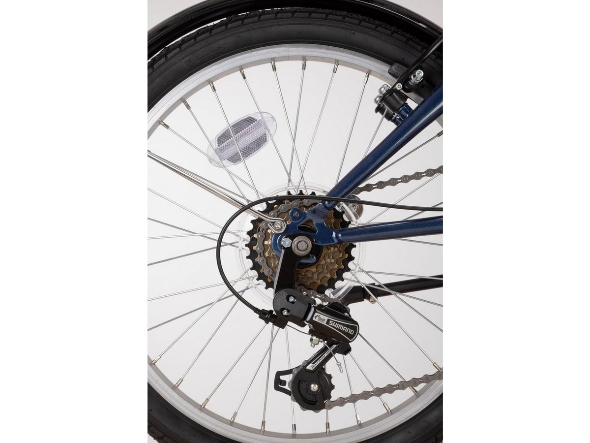 Apollo Transport 20in-Wheel 6-Speed Unisex Folding Bike - One Size - Navy A