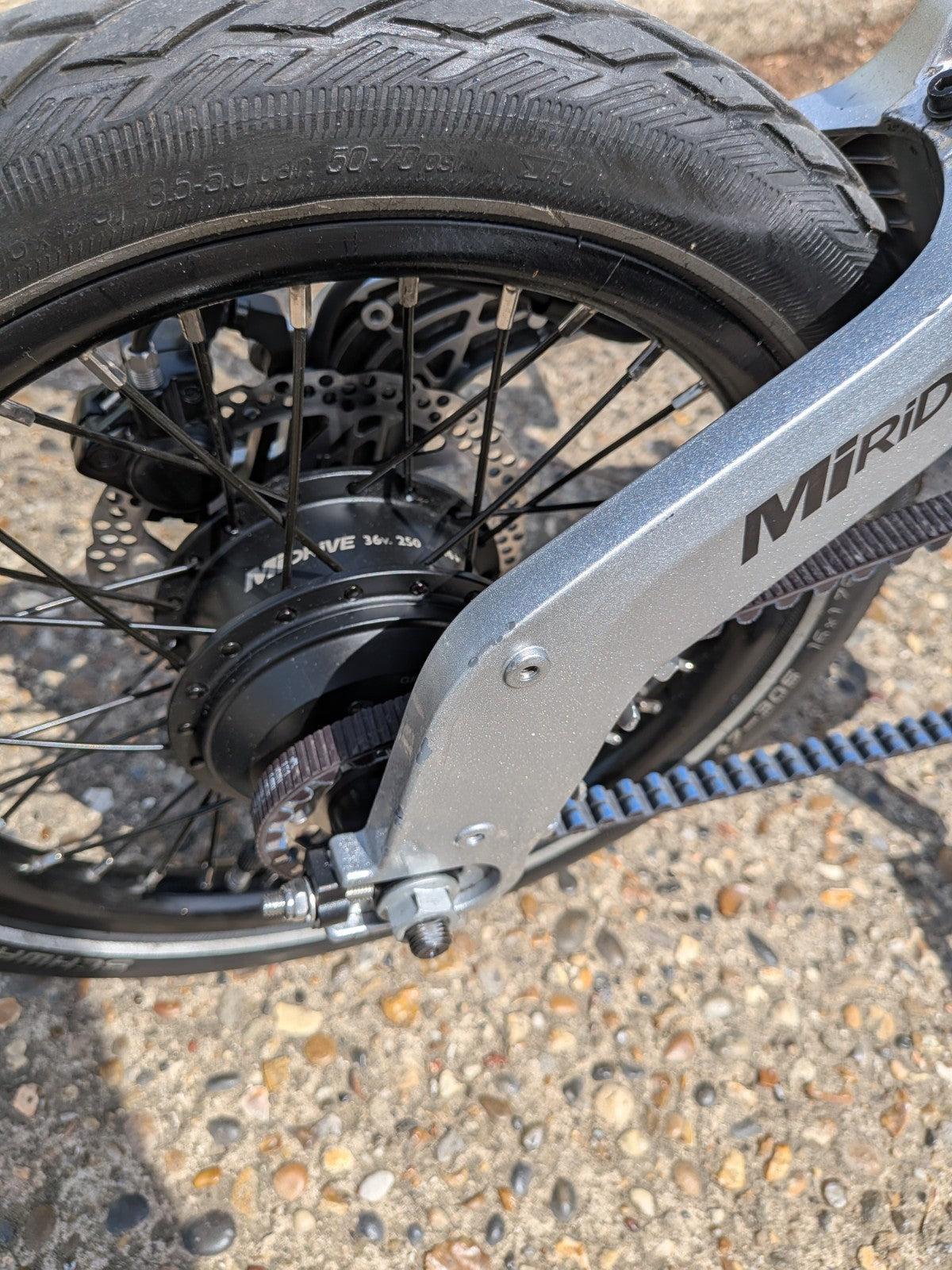 MiRider GB3 Folding Bike.Belt Drive, Hydraulic Brakes,Just Had MiRider Service!