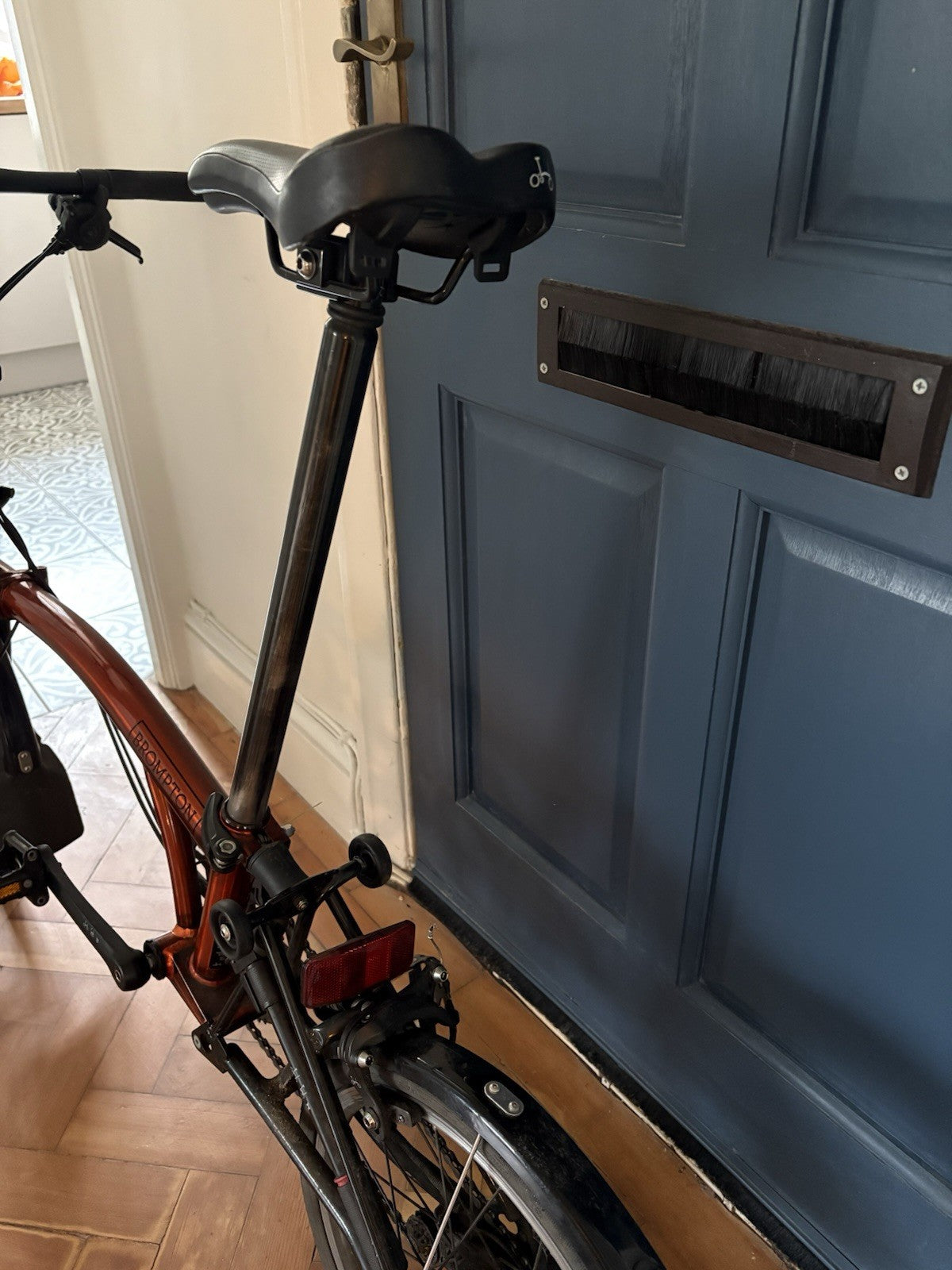 Brompton Black Edition Flame Lacquer 6 Gears, Racing handle bars