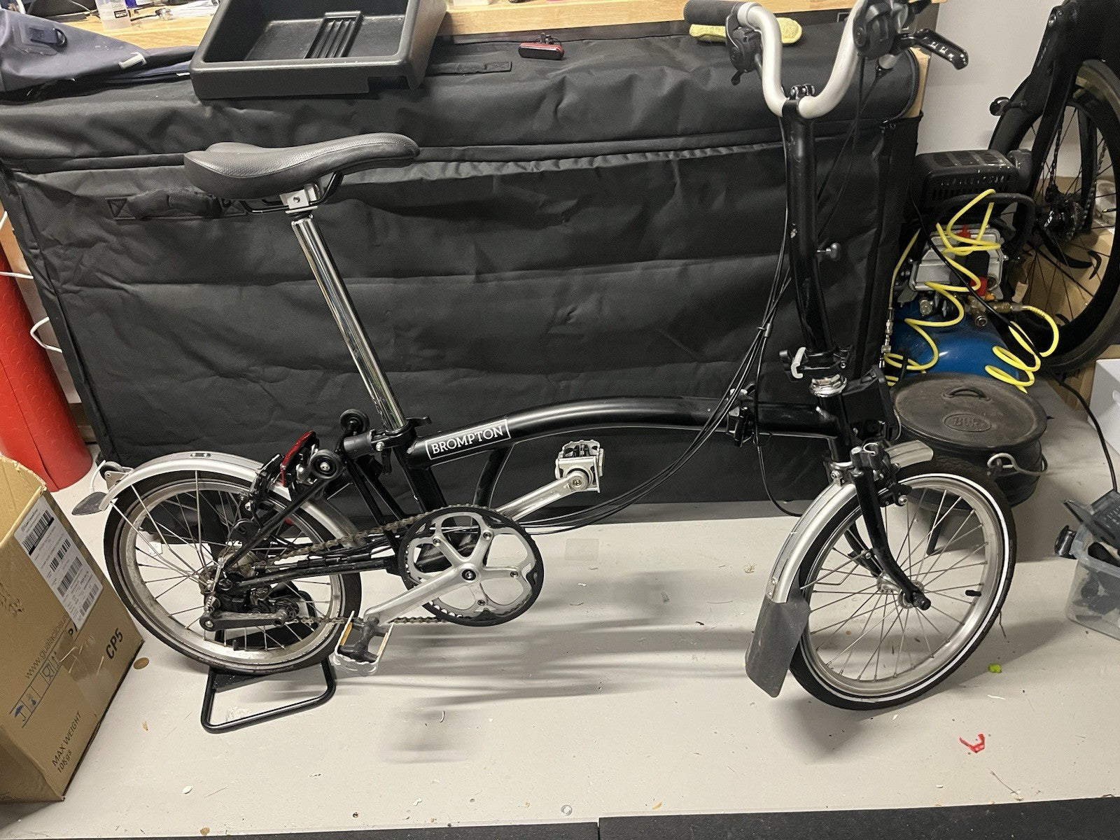Brompton Folding Bike – Black – Excellent Working Order