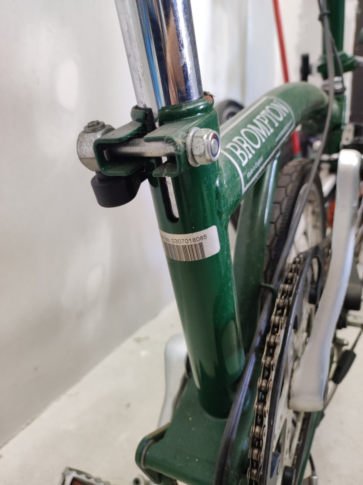 2003 Brampton Classic Green Folding Bike 3 Speed Vintage Retro