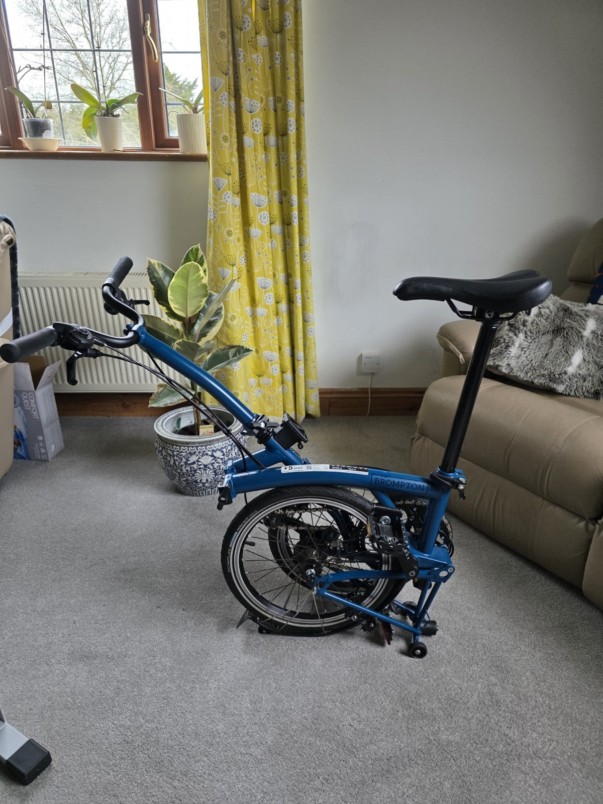 Brompton C Line Explore Mid Handlebar Folding Bike 2 Gear