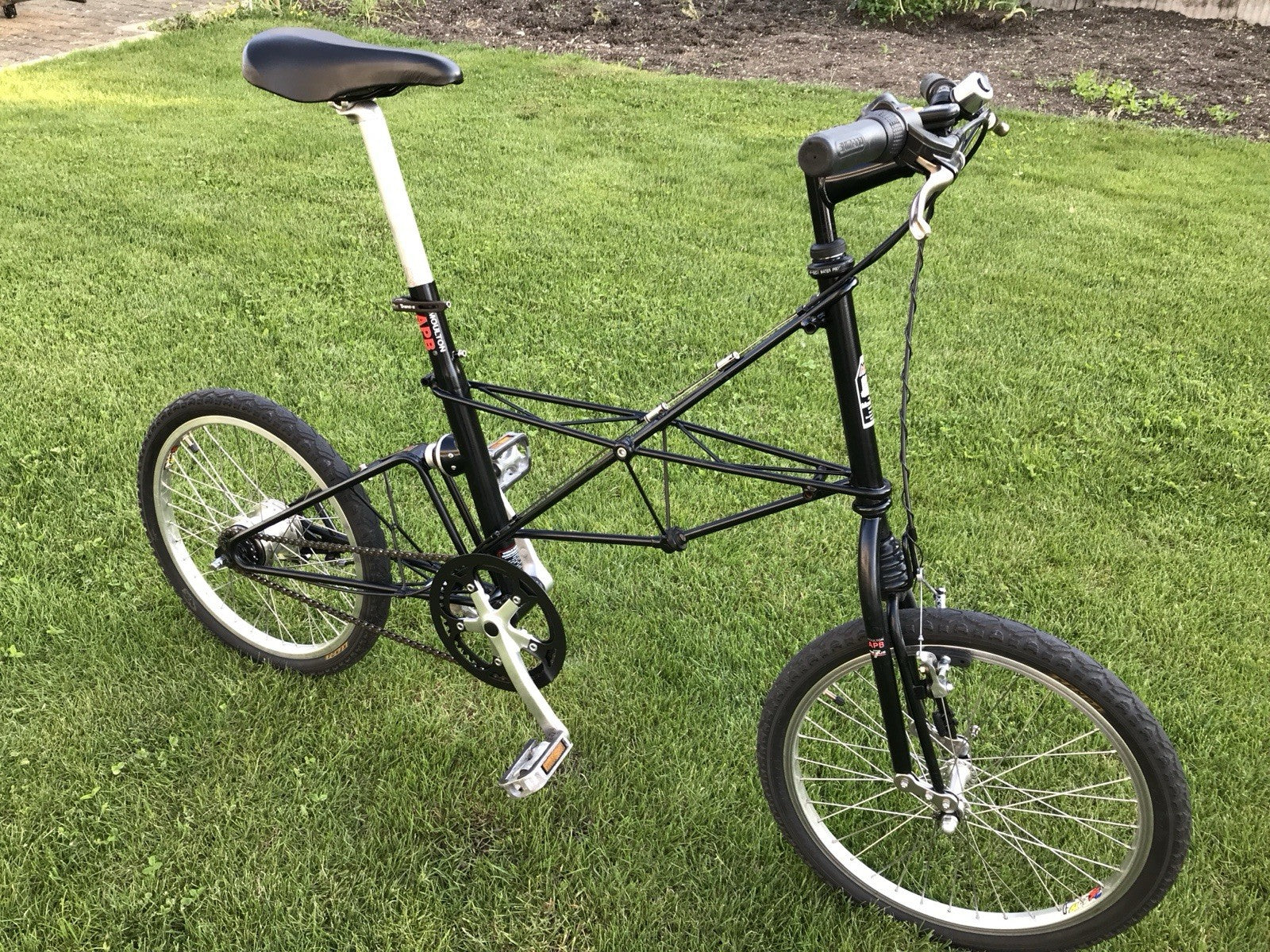 Moulton APB Separable Bike Flat Bar Twist Grip 7 Speed Shifter Full Suspension