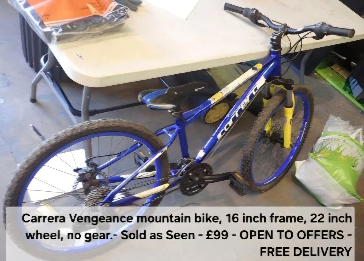 JOBLOT 20 Mountain Bikes &Others@£38/BIKE☆RALEIGH☆PEAUGEOT☆DIAMONDBK☆CARRERA🆓Dv