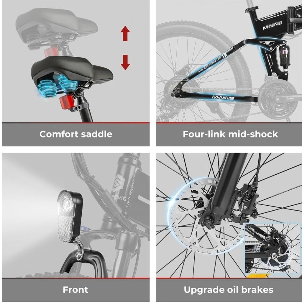 Samebike LO26 26-inch Folding Mountain Bike
