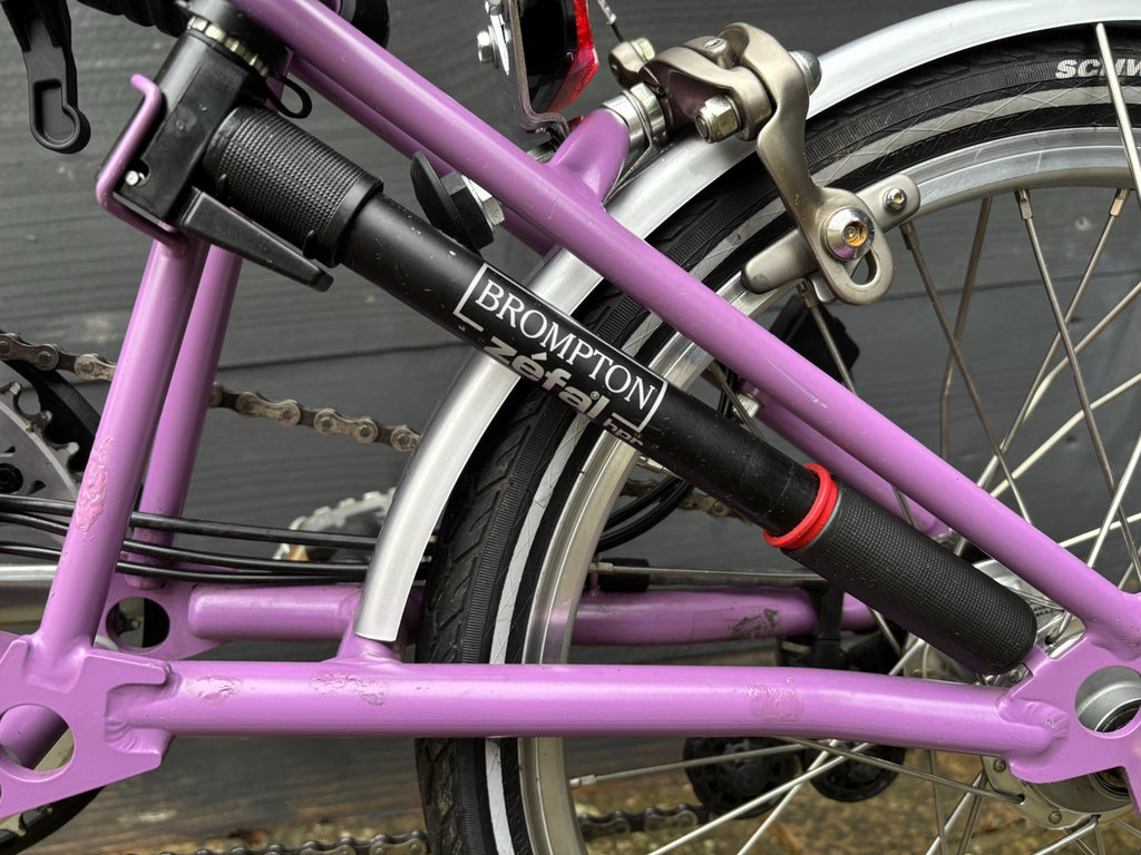 Brompton M6L in rare Lilac Folding bike C Line - Very Light Leisure Use Only
