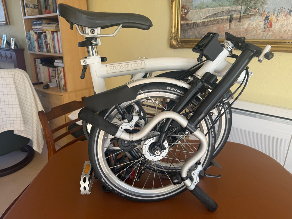 brompton M3L folding bike used only a handful of times, special factory order..