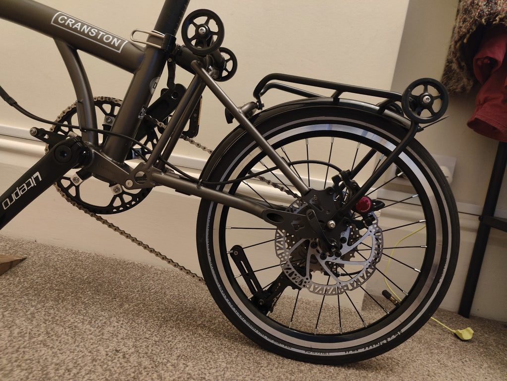 Cranston D9 Brompton‑style Folding Bike 9‑Speed Shimano Hydraulic Disc 16"