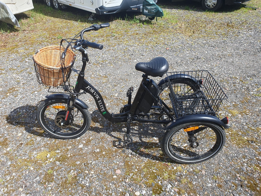Jorvik Elite Jet E-20 Folding Trike with 20-inch Wheels