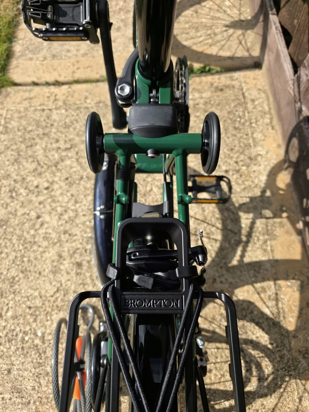 Brompton C Line 12-Speed hi Bar 2026 Racing Green Folding Bike