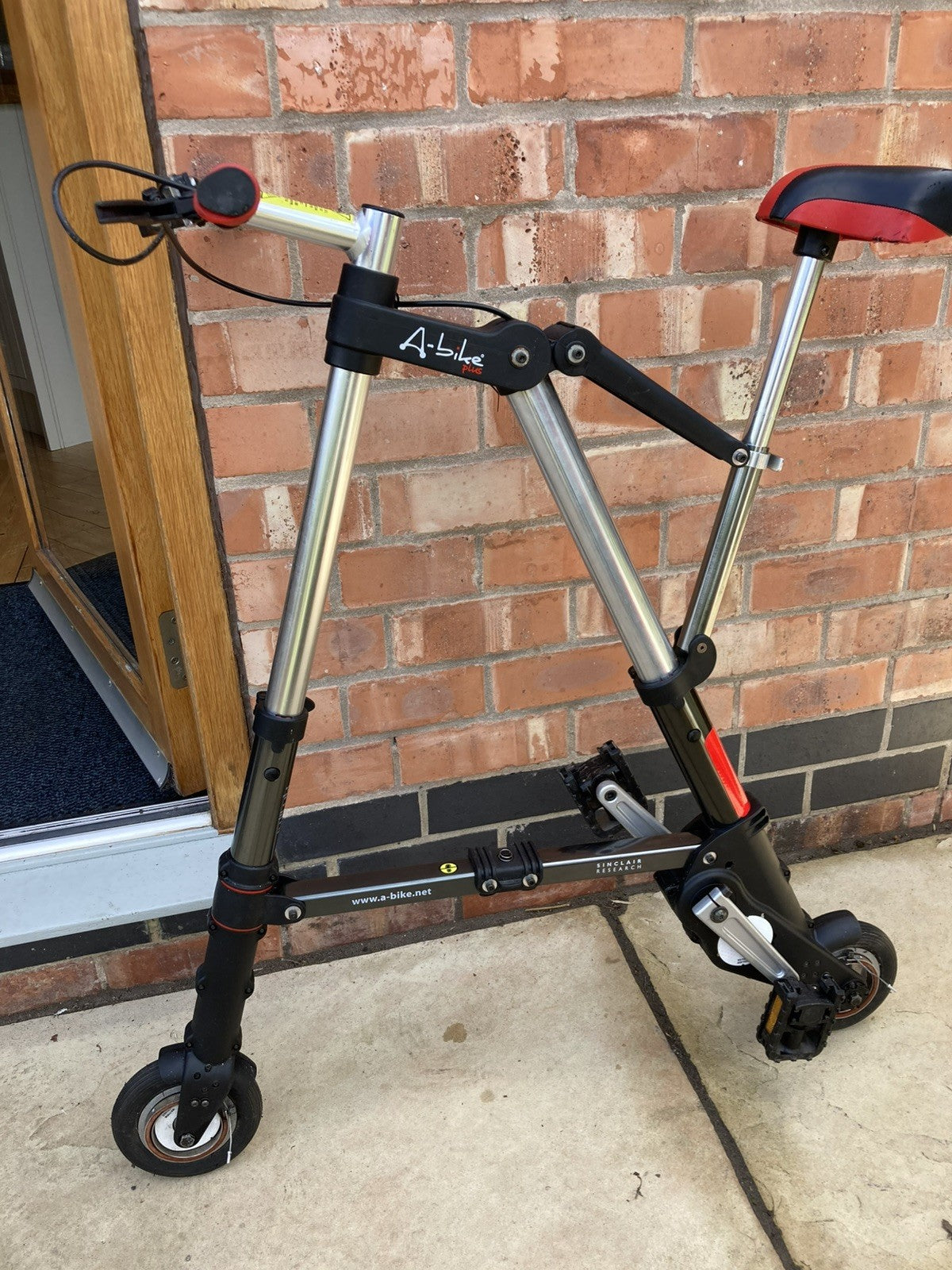 Clive Sinclair A-Bike Plus Folding Commuter Bike with Pump