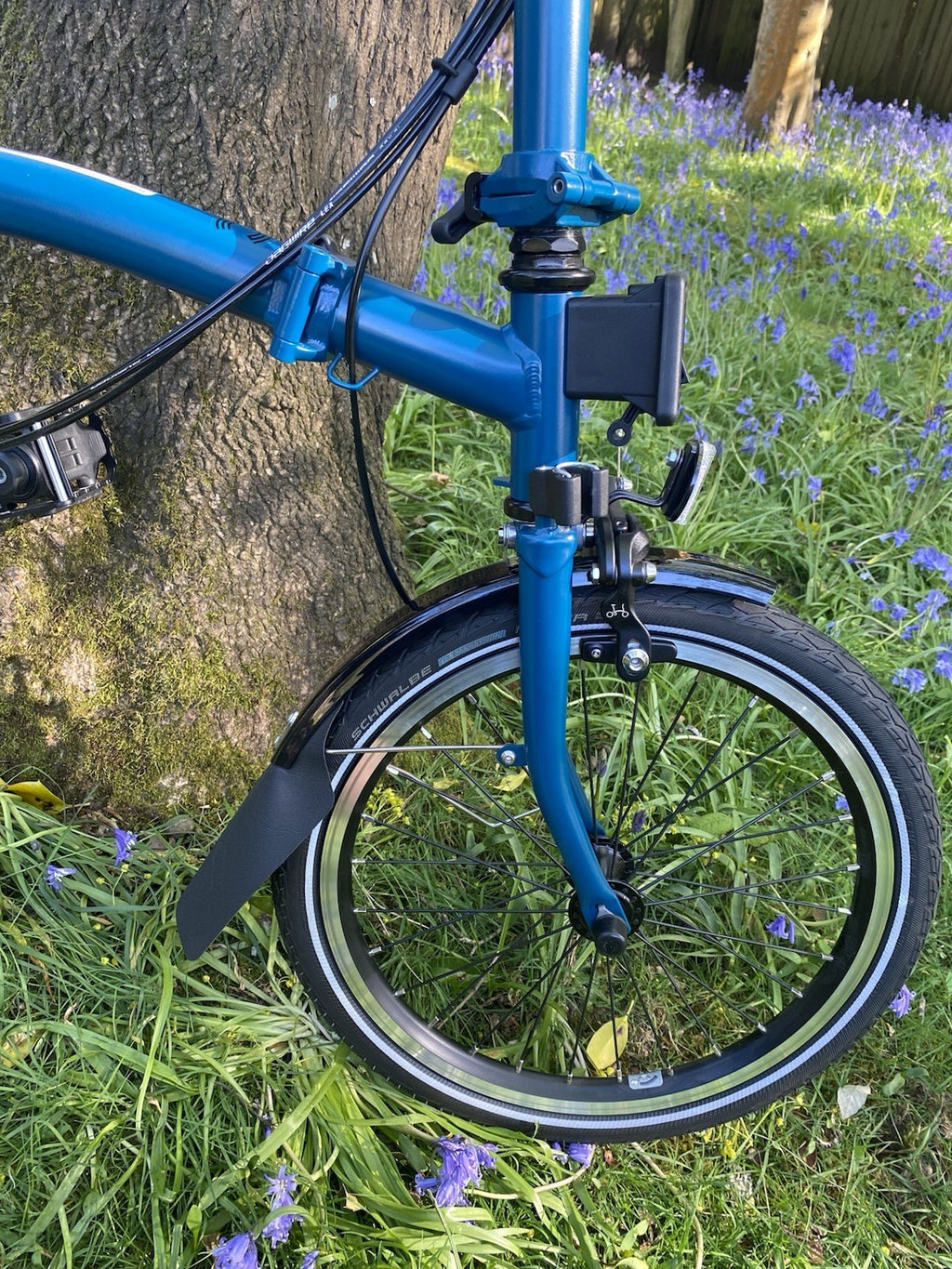 Brompton C-Line 6-Speed in Ocean Blue (Discontinued) - Mid bar - April 2026 -New