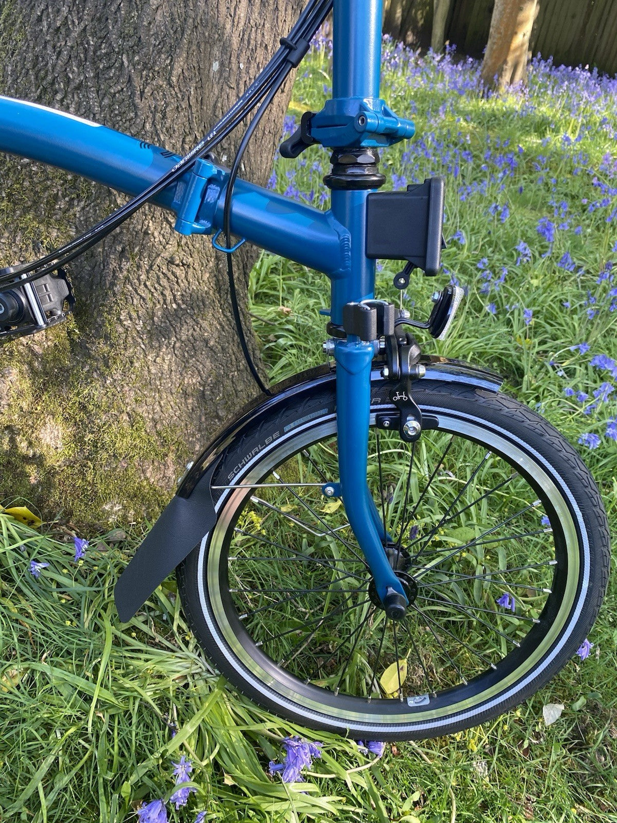 Brompton C-Line 6-Speed in Ocean Blue (Discontinued) - Mid bar - April 2026 -New