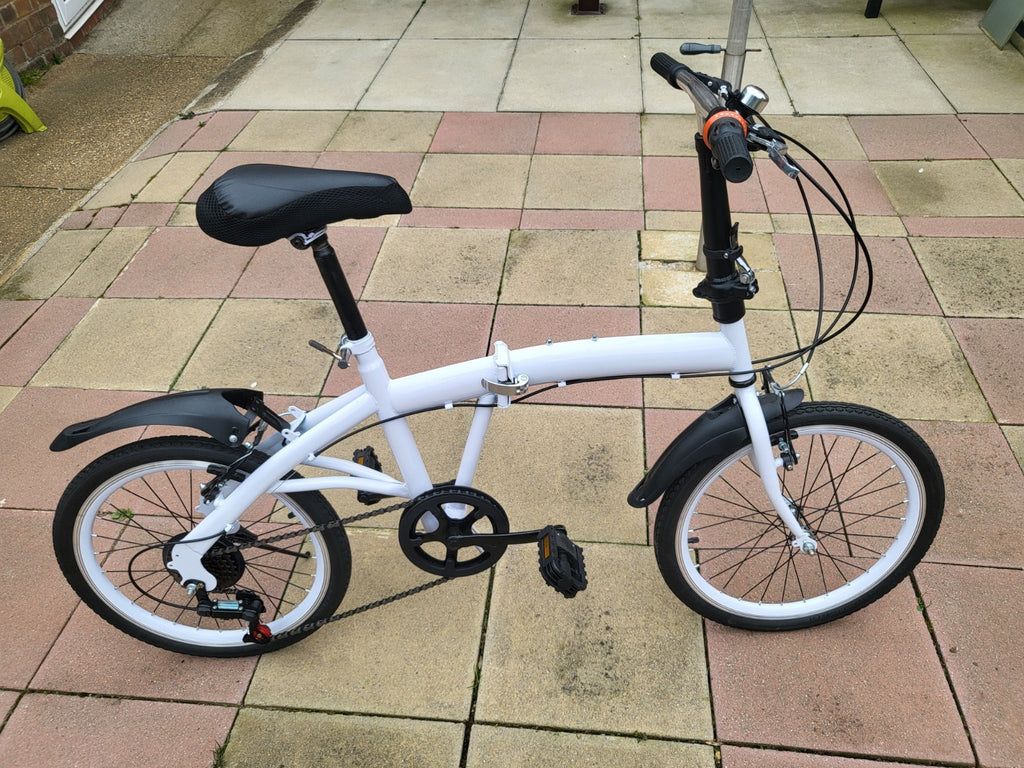 Folding Folding Bike 20" Wheel, 6-Speed, Unisex Commuter Bicycle, See Photos