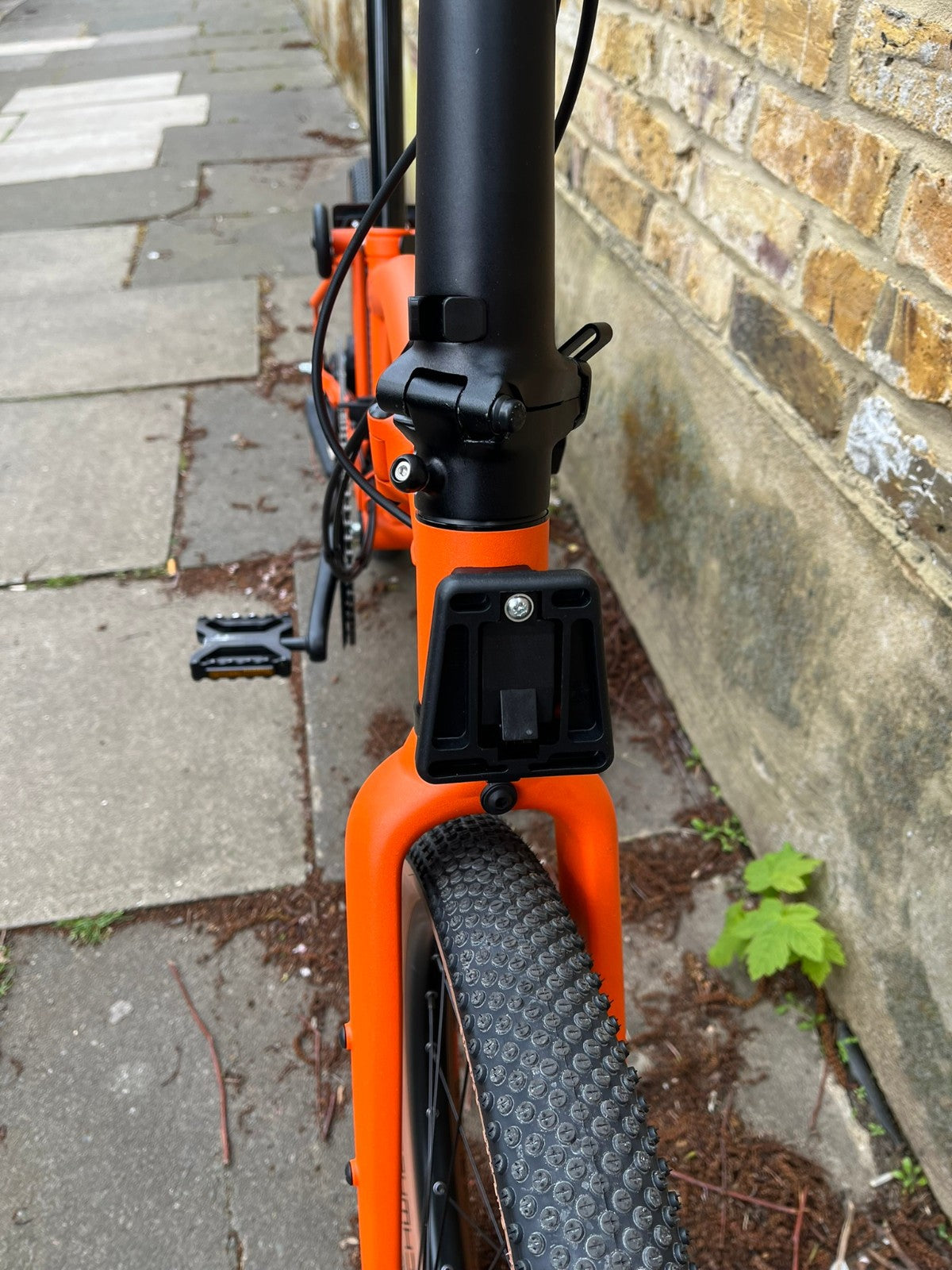 Brompton G Line Medium 8 speed Alfine Adventure Orange Gravel Folding Bike
