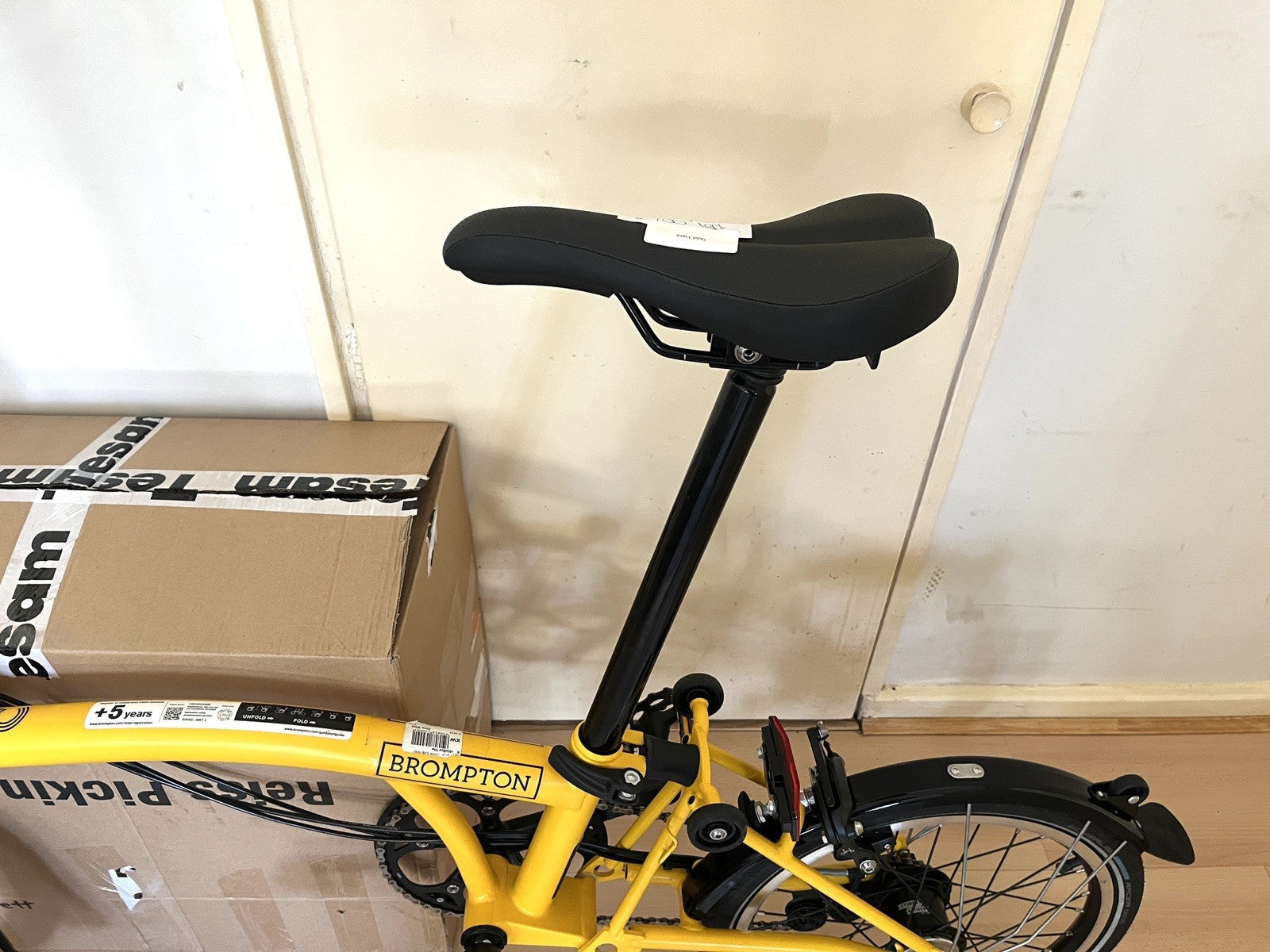 Brompton C Line Explore 6 Speed Mid Bar - Bumblebee Yellow / Black New