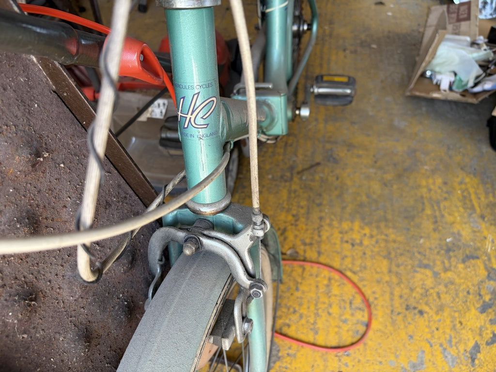 Hercules Compact Folding Bike Vintage 1970s 20" Wheel