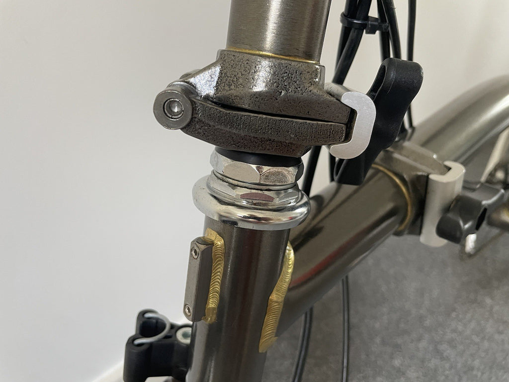 Brompton 3 Speed  2017 Raw Lacquer Folding Bike S3L C Line EZ Rider Mod