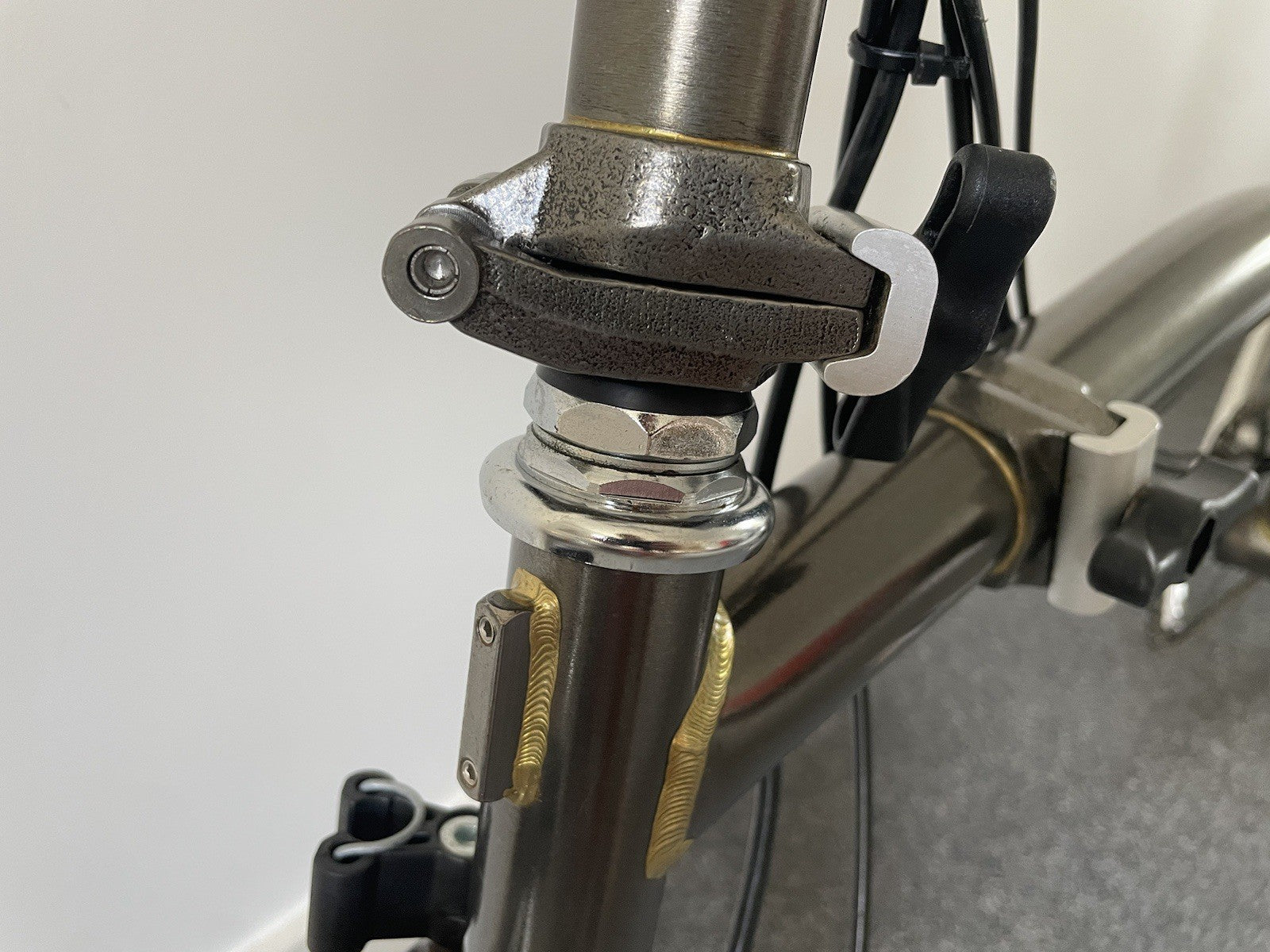 Brompton 3 Speed  2017 Raw Lacquer Folding Bike S3L C Line EZ Rider Mod