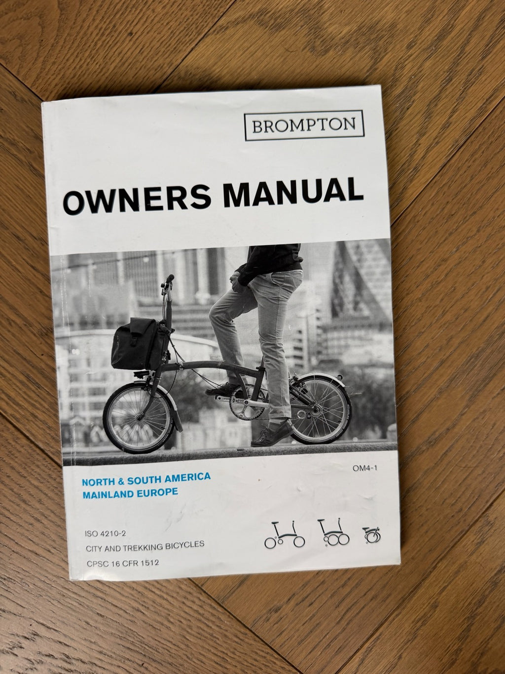 Brompton x Barbour C Line Explore 6 Speed Amble Sands Folding Bike Toolkit