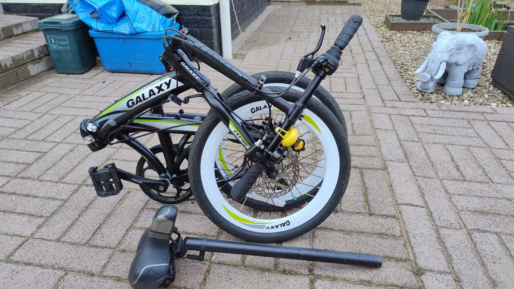 20" Wheel Lightweight Folding Bike 7 Speed And Dual Disk Brakes