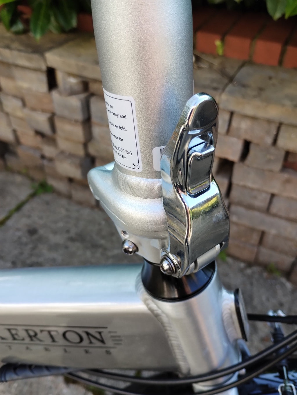 Bickerton Argent 1909 Folding Bike Aluminium