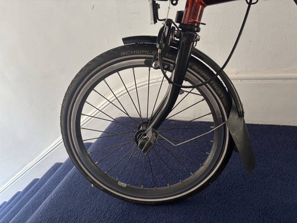 Brompton Folding Bike H6L Limited Edition Flame Lacquer  C-Line