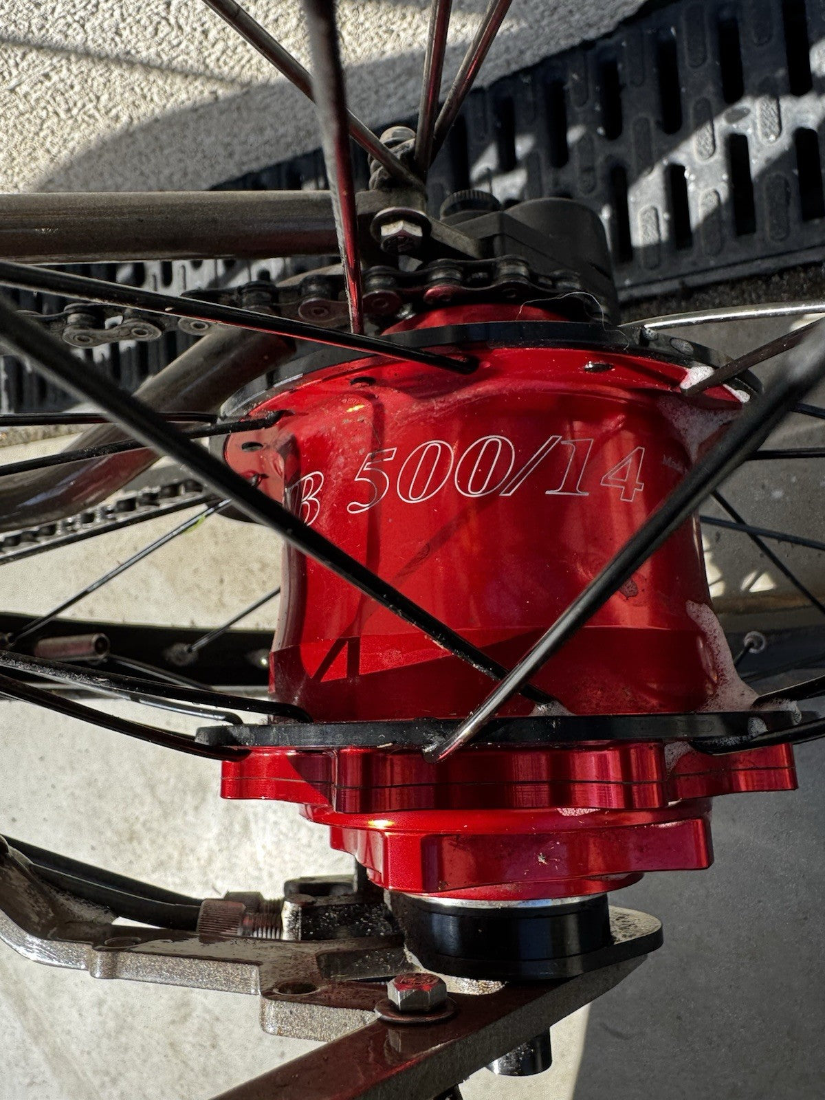 Brompton custom 14 Speed Rohloff Gearing
