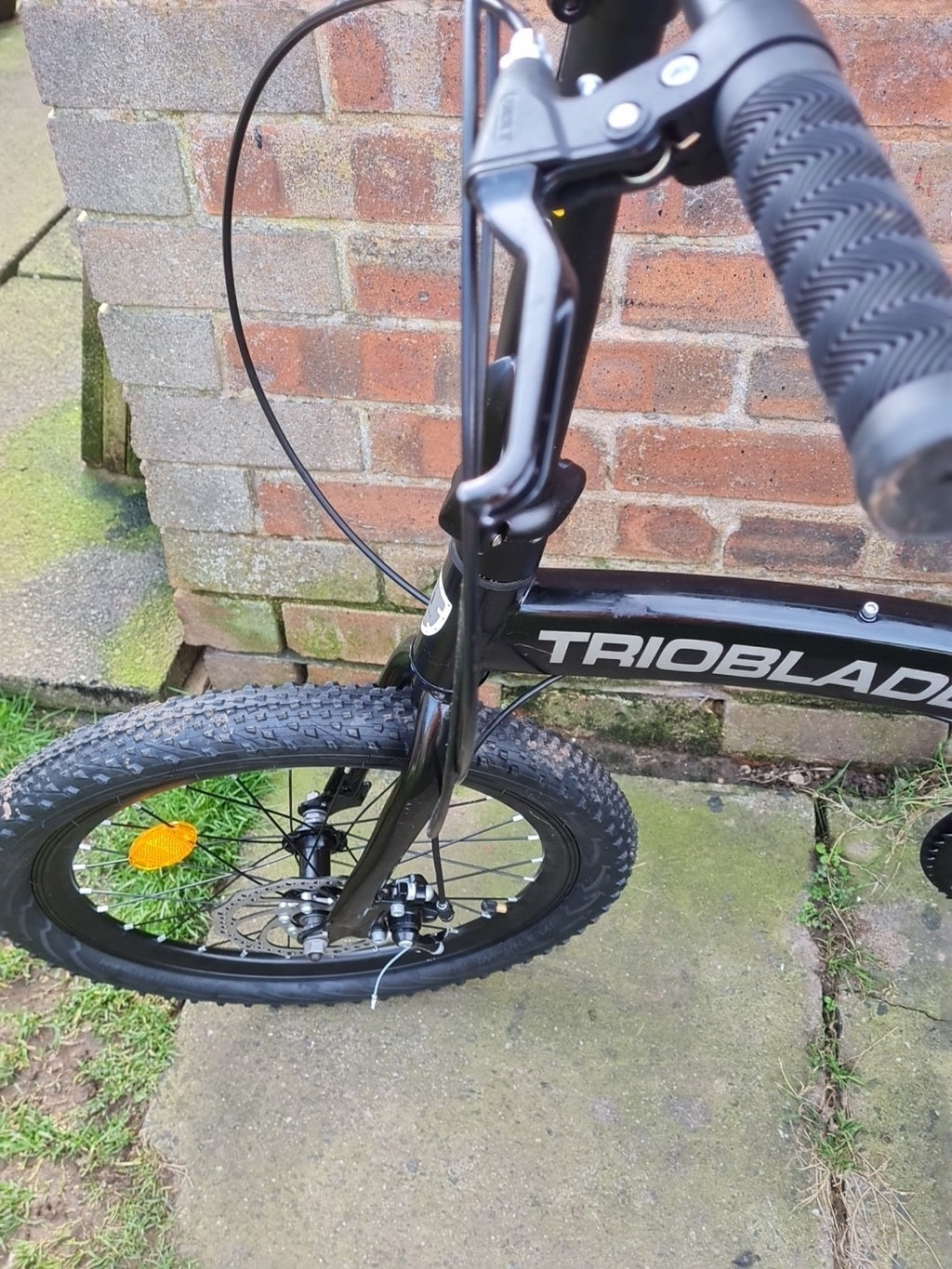 Trioblade 20in Folding Bike 7 Speed Shimano Gears Unisex Adult Bike Black