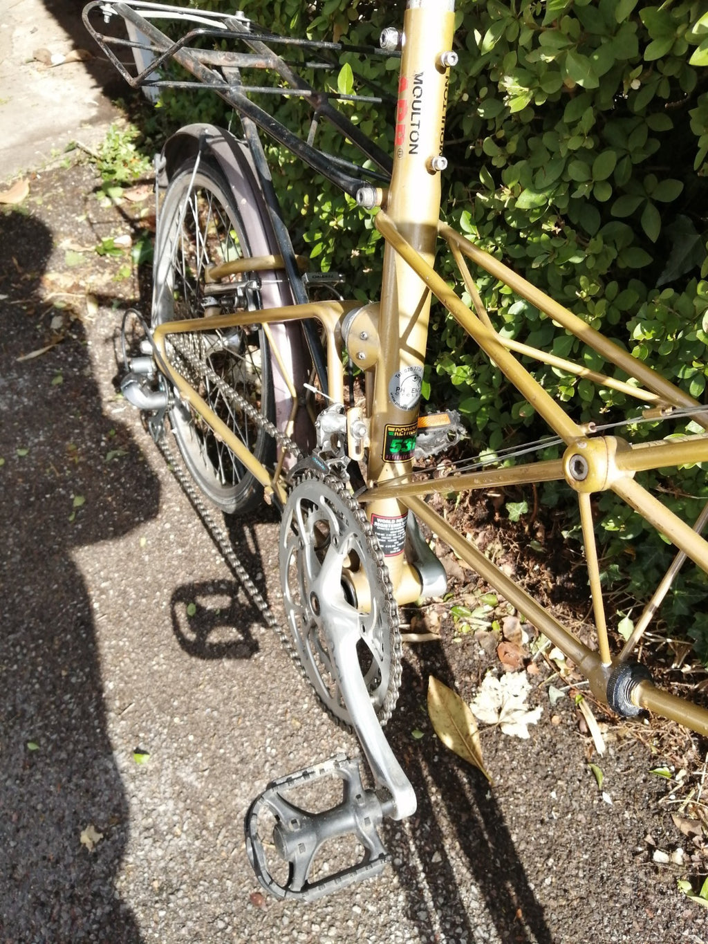 Moulton APB bicycle, 16 gears, 531 tubing, separable, Horsham RH12