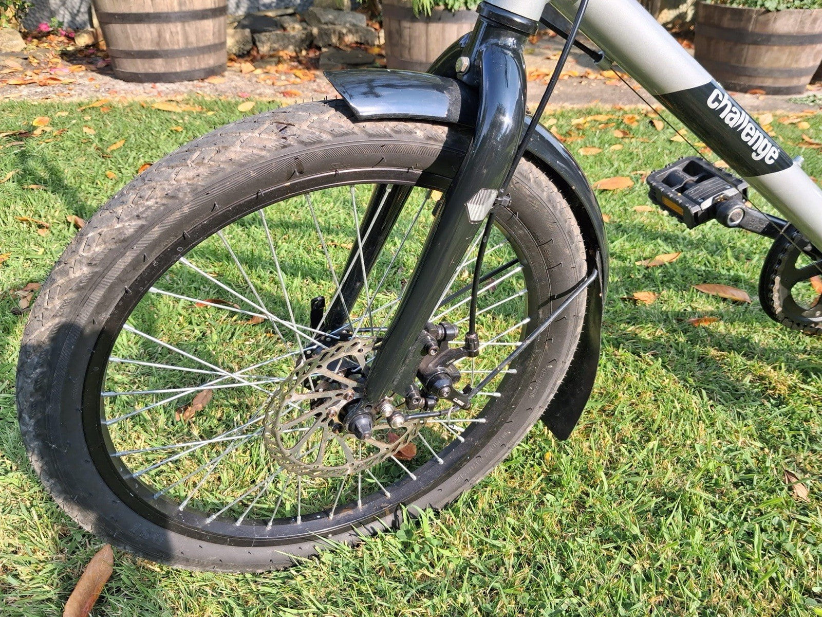 Challenge Urban Camper Semi-Folding Bike With Stand And Mud Guards
