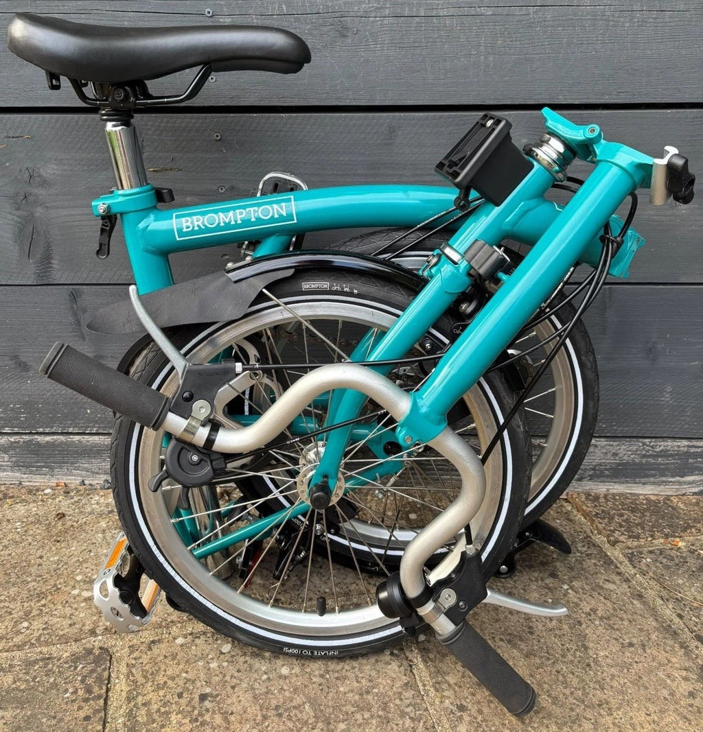 2021 Brompton B75 upgraded to C Line Folding Bicycle 3 Speed - Hardly Used