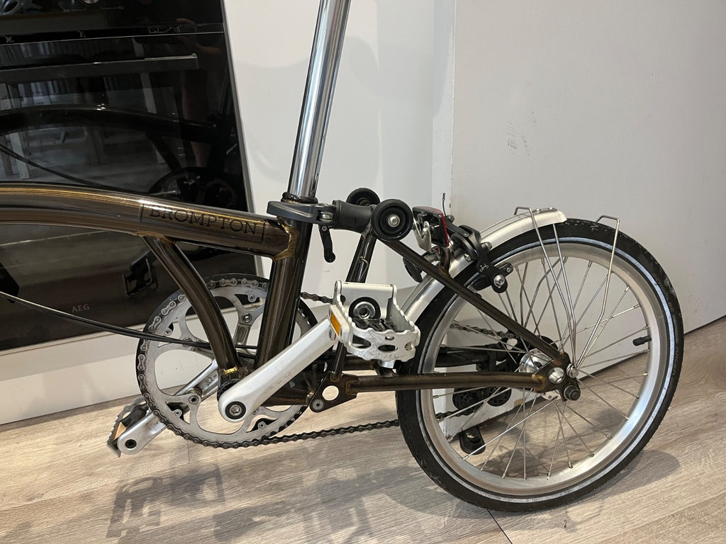Brompton C Line 2 speed folding bicycle & bag inc