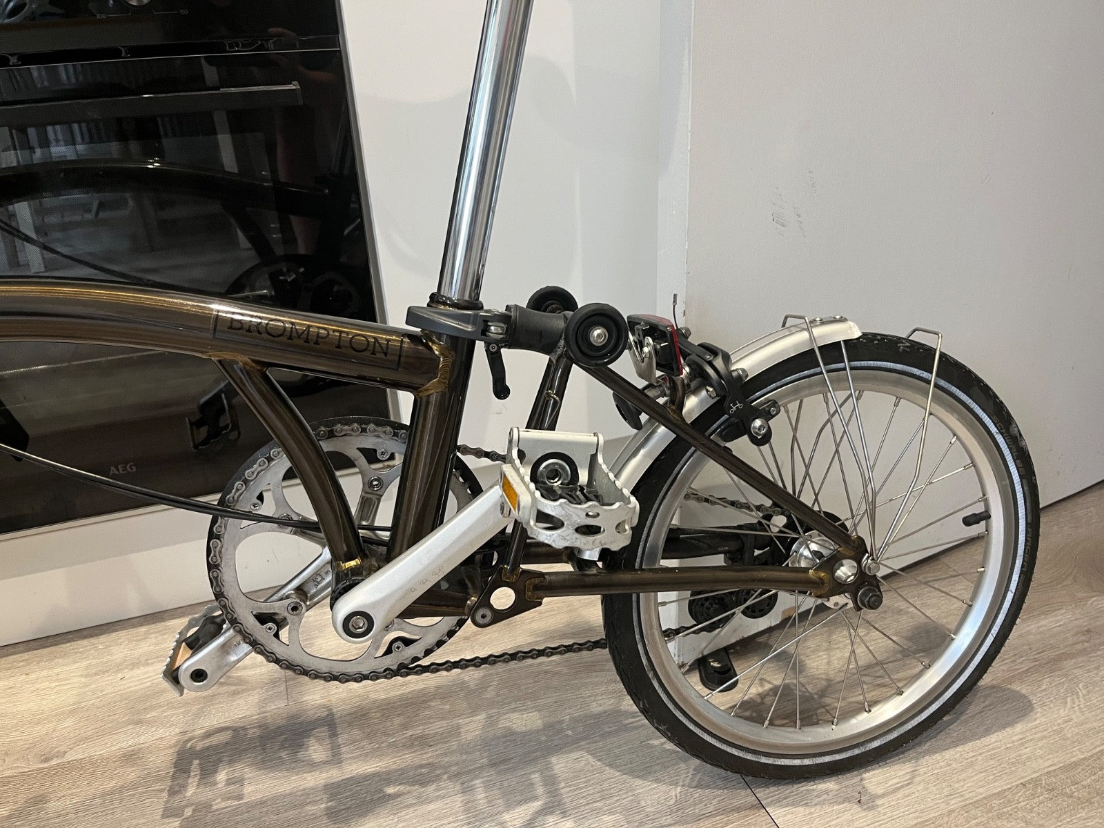 Brompton C Line 2 speed folding bicycle & bag inc