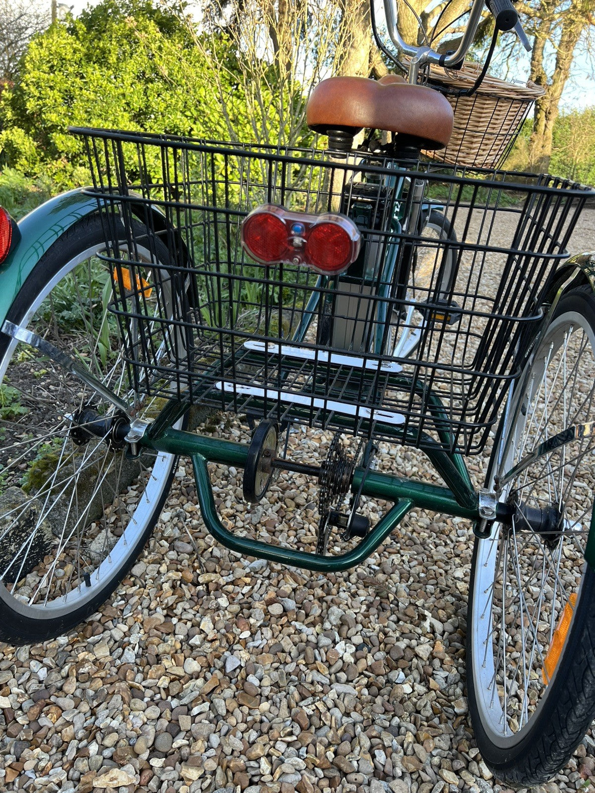 Jorvik Folding Trike / Tricycle Green Powered