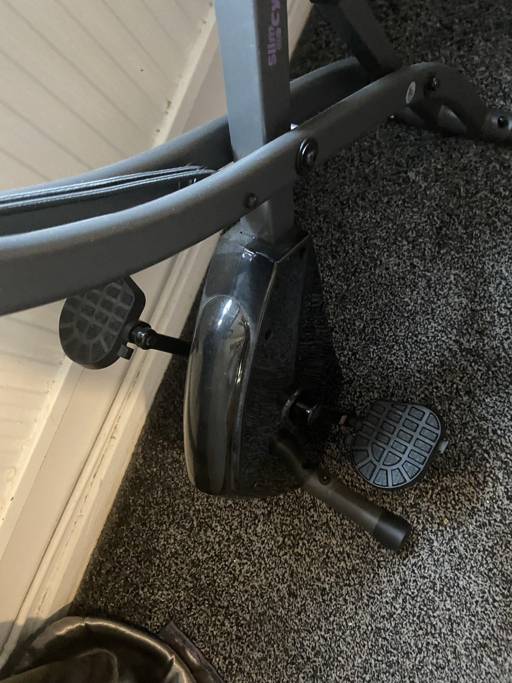 Slim Cycle foldable exercise bike worth over £200. Compact and sturdy